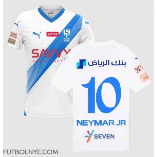 Camiseta Al-Hilal Neymar Jr #10 Visitante Equipación 2023-24 manga corta